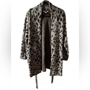 Time & tru loose tie open cardigan size M EUC